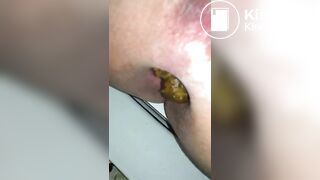 Ass and pussy shots in close-up