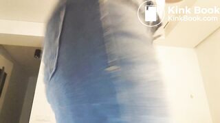 girls poop jeans