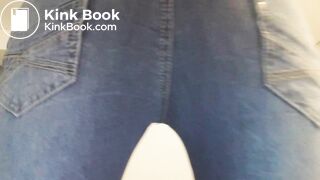 girls poop jeans