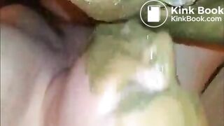 pussy fisted with Shit lube