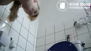 Thick German woman pooping a big turd!!