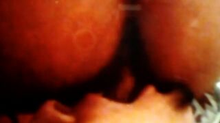 I actually got the poop in his mouth this time