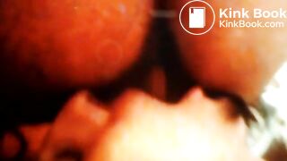 I actually got the poop in his mouth this time