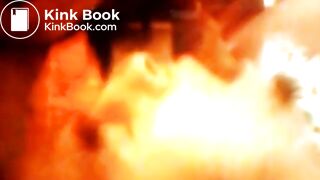 I actually got the poop in his mouth this time