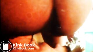 I actually got the poop in his mouth this time