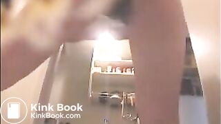 Japanese girl shit at home