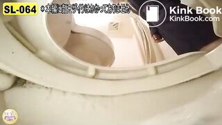 Office ladies on the toilet