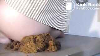 Asian big pile of scat