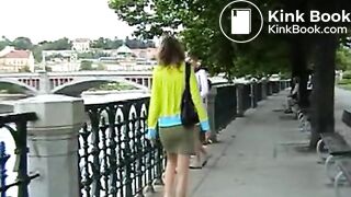 SLP Sandra and Jeany shitting panties in public