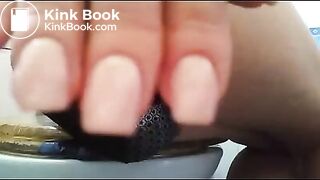 Huge Black Sheer Panty Poop