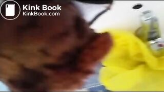 Huge Black Sheer Panty Poop