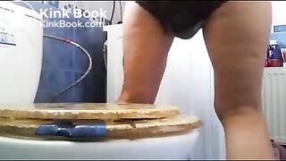 Huge Black Sheer Panty Poop