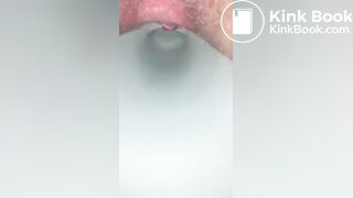 Teen girl hard shit at home 3