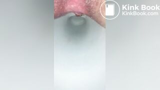 Teen girl hard shit at home 3