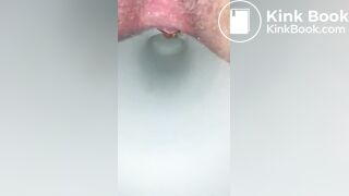 Teen girl hard shit at home 3