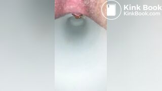 Teen girl hard shit at home 3