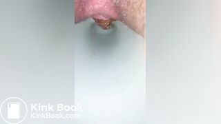 Teen girl hard shit at home 3