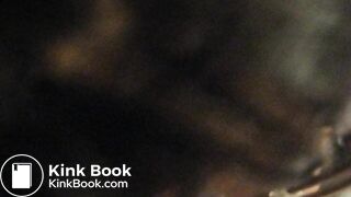 Latina hooker puking while sucking shitty cock