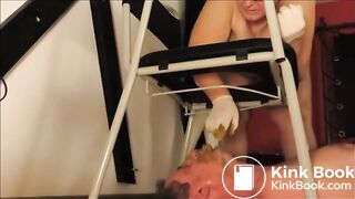 Human toilet eats some shit