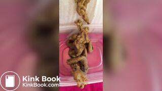 Girl has a nice shit