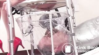 Woman uses slave as a personal toilet