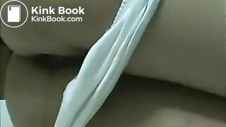 Drunk Japanese pooping near her panties