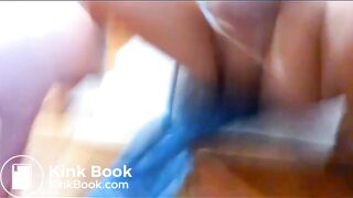 Masturbating with her shit