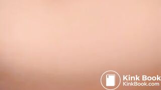 Beautiful Thai babe shitting on a napkin