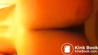 Hot girl taking a shit close up