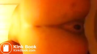 Hot girl taking a shit close up