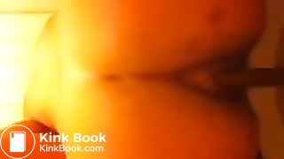 Hot girl taking a shit close up