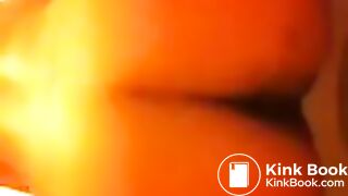 Hot girl taking a shit close up