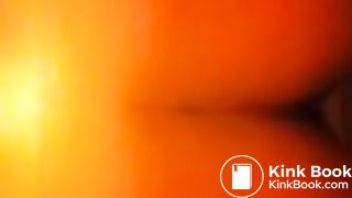 Hot girl taking a shit close up