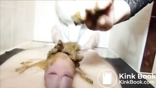 chubby milf shits on husband