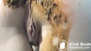 nasty chick panty pooping and smearing