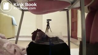 feeding a masked slave