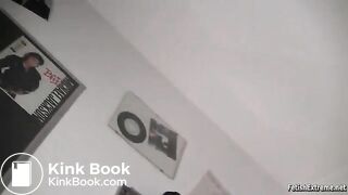 blonde girl spreads and shits