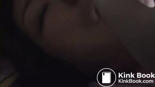 Fingering a drunk Japanese slut