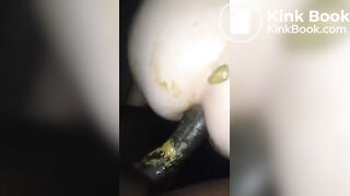 Black couple enjoys dirty anal