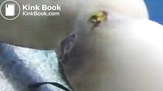 Poop and fisting under whater