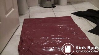 shitting in the bathroom