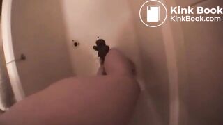 Nice titties, pretty eyes and hot shit running down her legs