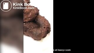 High heel girl take a big shit