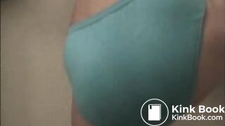 Filling panties with smelly crap