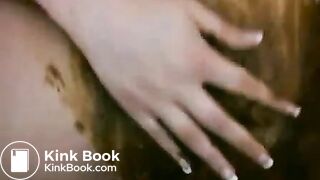 Scat play smearing and fucking
