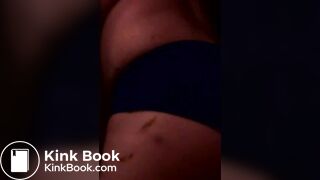 Hotel window panty poop