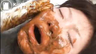 Japanese brutal shit group femdom