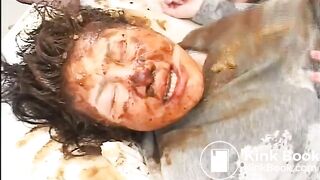 Japanese brutal shit group femdom