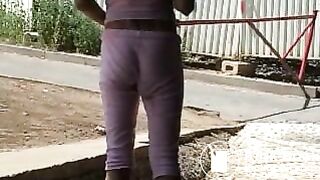 Dany shits pink yoga pants in public