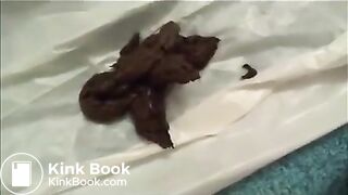 shitting in bathroom